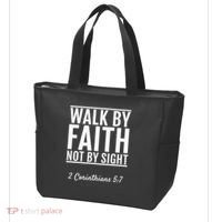 2 Corinthians 57 Walk By Faith Not By Sight Bible Tote Bag thumb 3