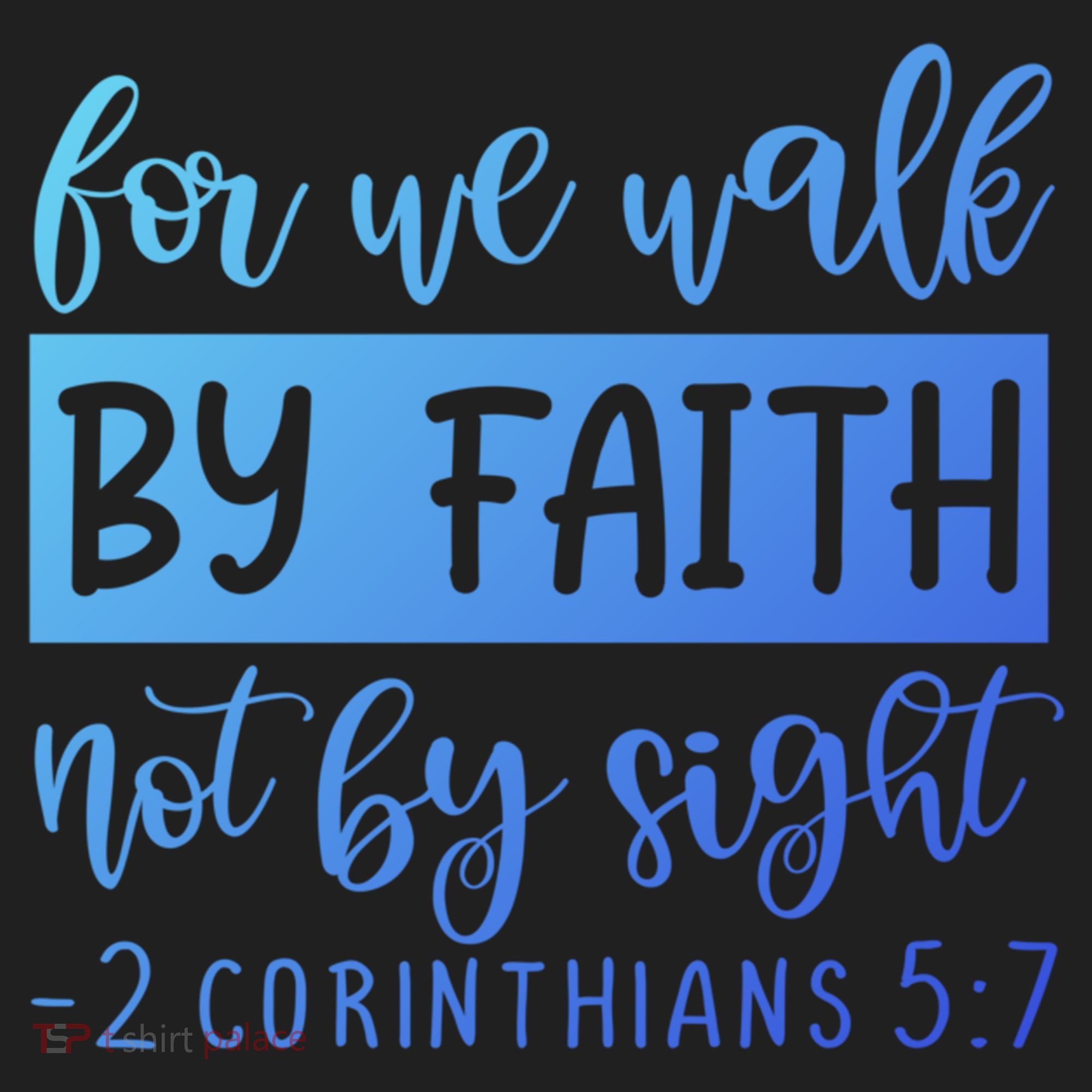 2 Corinthians For We Walk By Faith Not By Sight Bible Verse Gift Beanie
