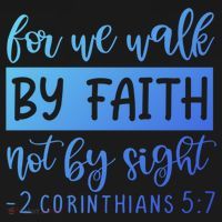 2 Corinthians For We Walk By Faith Not By Sight Bible Verse Gift Ornament thumb 1