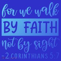 2 Corinthians For We Walk By Faith Not By Sight Bible Verse Gift Baby Bodysuit thumb 2