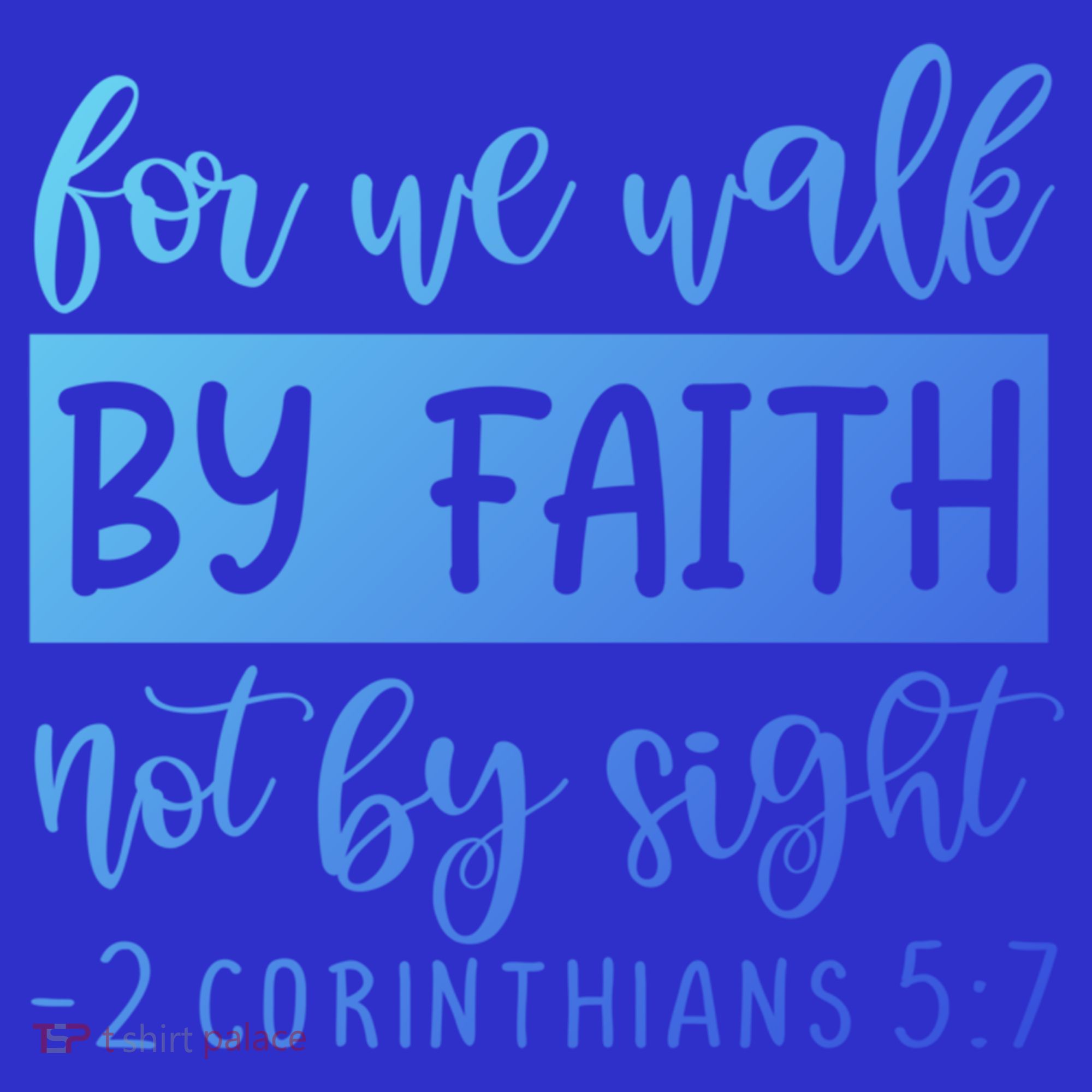 2 Corinthians For We Walk By Faith Not By Sight Bible Verse Gift Kids Sweatshirt
