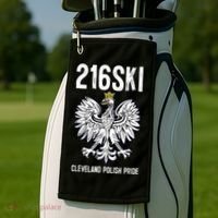216SKI Cleveland Polish Pride Dyngus Day Golf Towel thumb 2