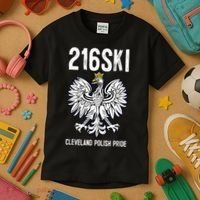 216SKI Cleveland Polish Pride Dyngus Day Kids T-Shirt thumb 3
