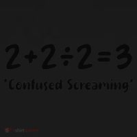 2223 Confused Screaming Funny Math Teacher Mathematics Apron thumb 3