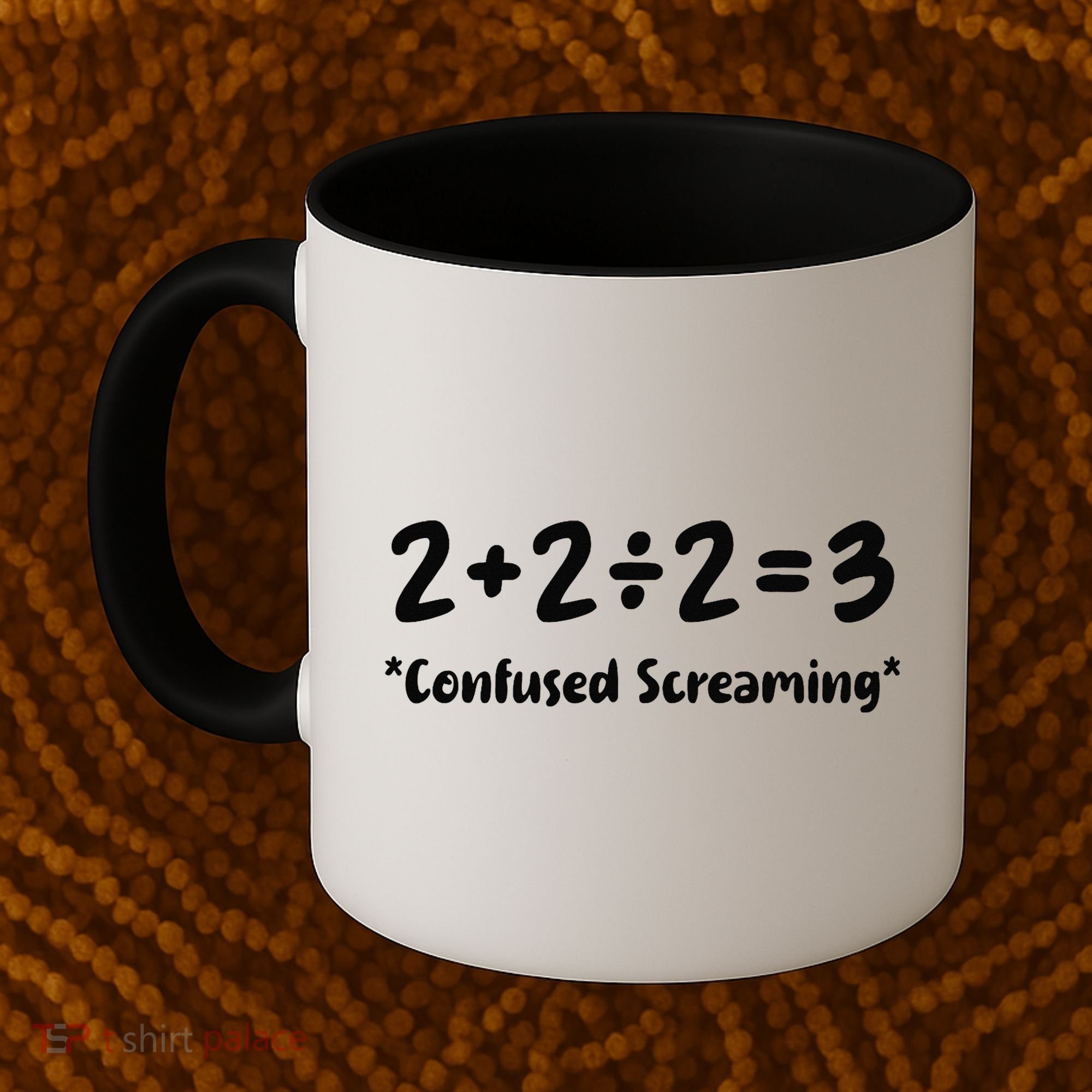 2223 Confused Screaming Funny Math Teacher Mathematics Coffee Mug