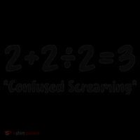 2223 Confused Screaming Funny Math Teacher Mathematics Kids Long Sleeve Shirt thumb 2