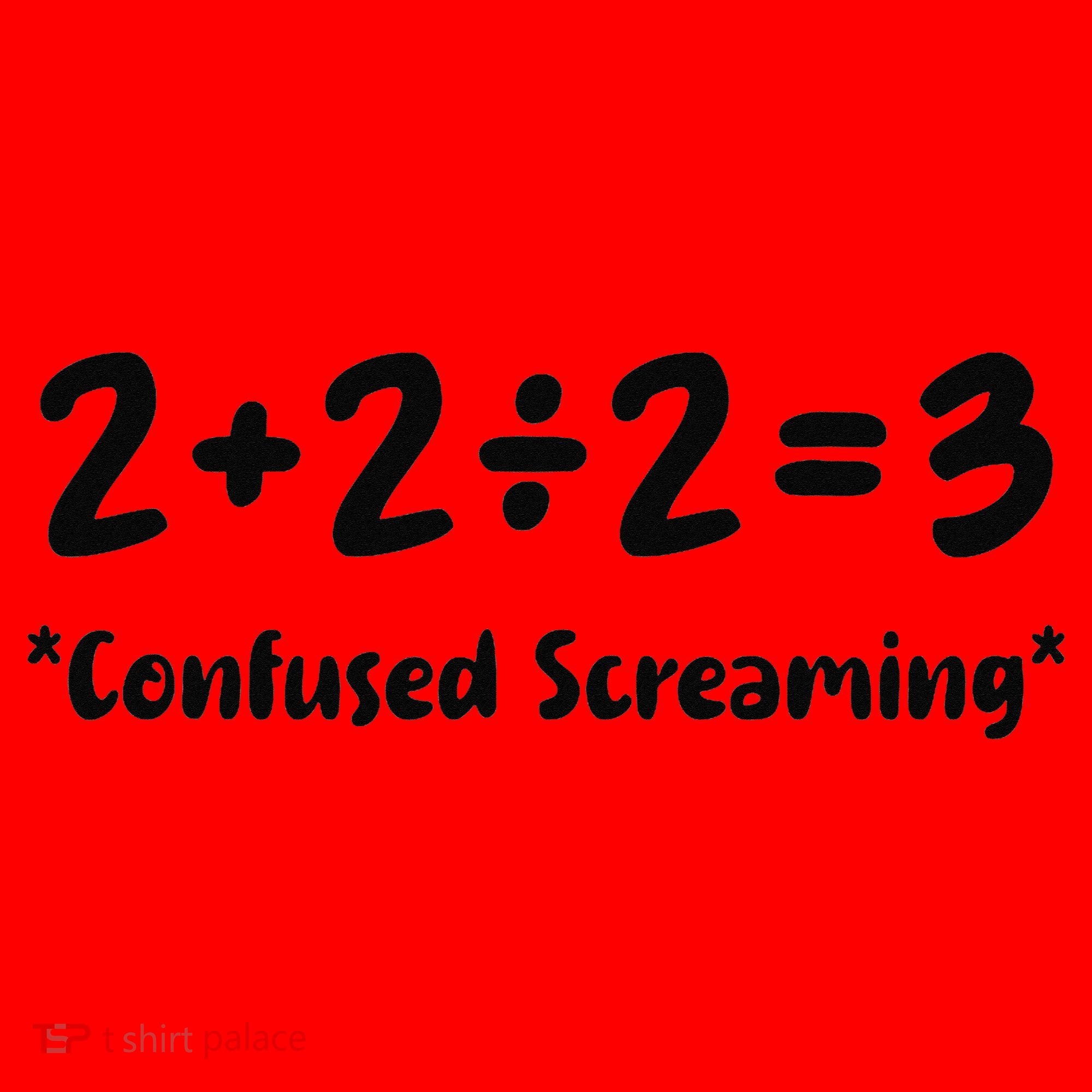 2223 Confused Screaming Funny Math Teacher Mathematics Santa Hat