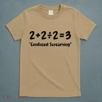 2223 Confused Screaming Funny Math Teacher Mathematics T-Shirt thumb 5