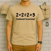 2223 Confused Screaming Funny Math Teacher Mathematics T-Shirt thumb 6