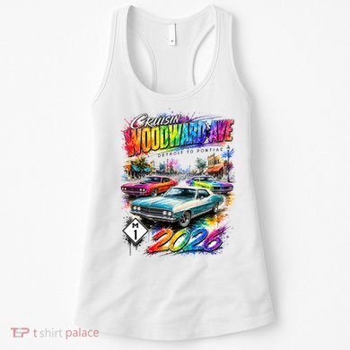2026 Cruisin’ Woodward Ave M1 Rainbow Boulevard Legends Women's Tank Top