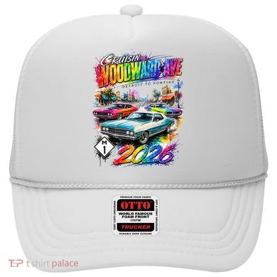 2026 Cruisin’ Woodward Ave M1 Rainbow Boulevard Legends Hat