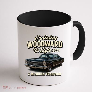 2025 Cruising Woodward In Style Coffee Mug back