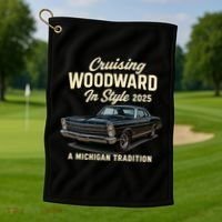 2025 Cruising Woodward In Style Golf Towel thumb 1
