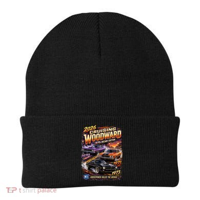 2026 Cruising Woodward M1 - 1970s Horsepower Decade Edition Beanie