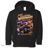 2026 Cruising Woodward M1 - 1970s Horsepower Decade Edition Toddler Hoodie thumb 0
