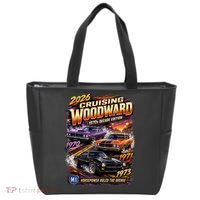 2026 Cruising Woodward M1 - 1970s Horsepower Decade Edition Tote Bag thumb 0
