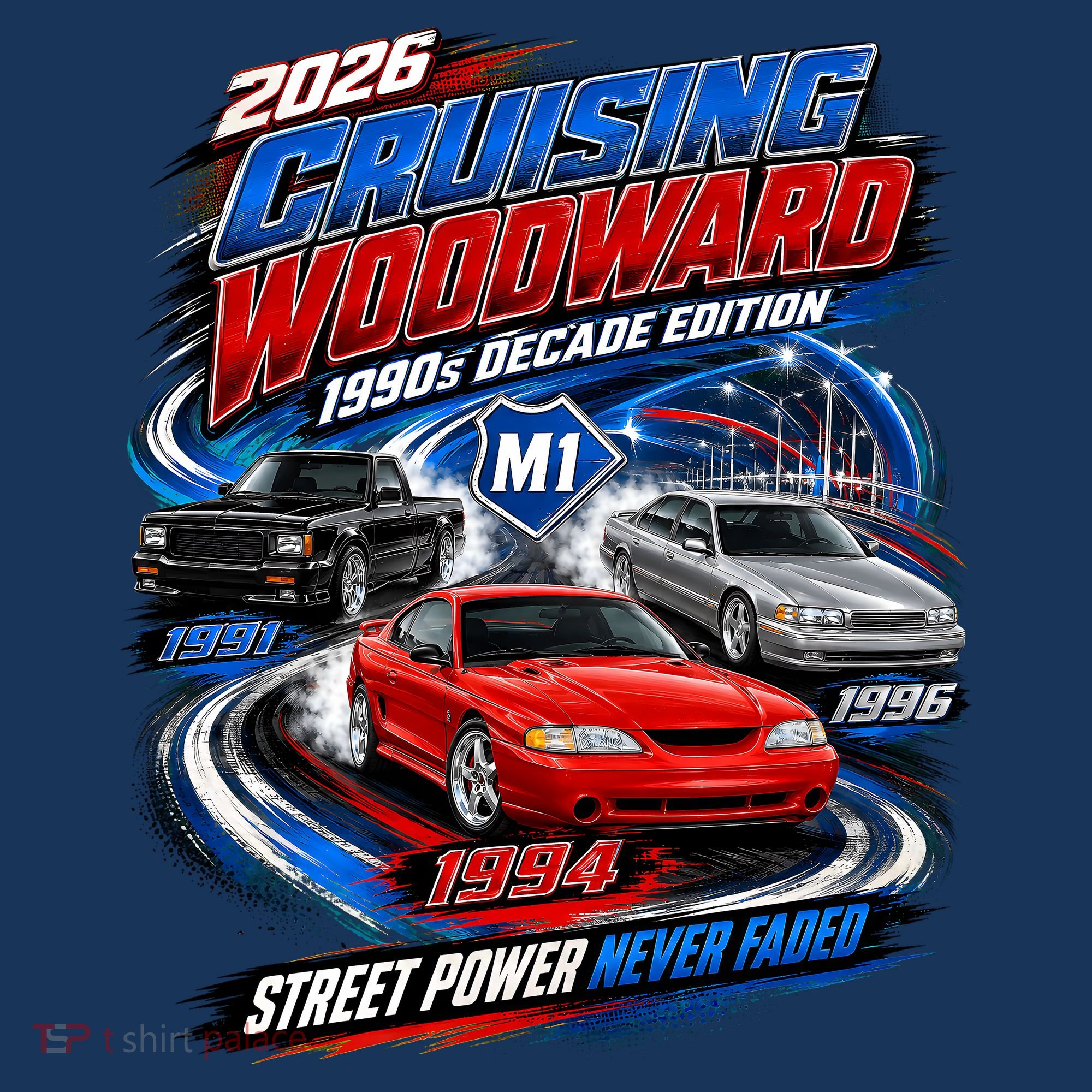 2026 Cruising Woodward - 1990s Decade Edition Toddler Hoodie