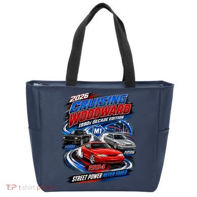 2026 Cruising Woodward - 1990s Decade Edition Tote Bag