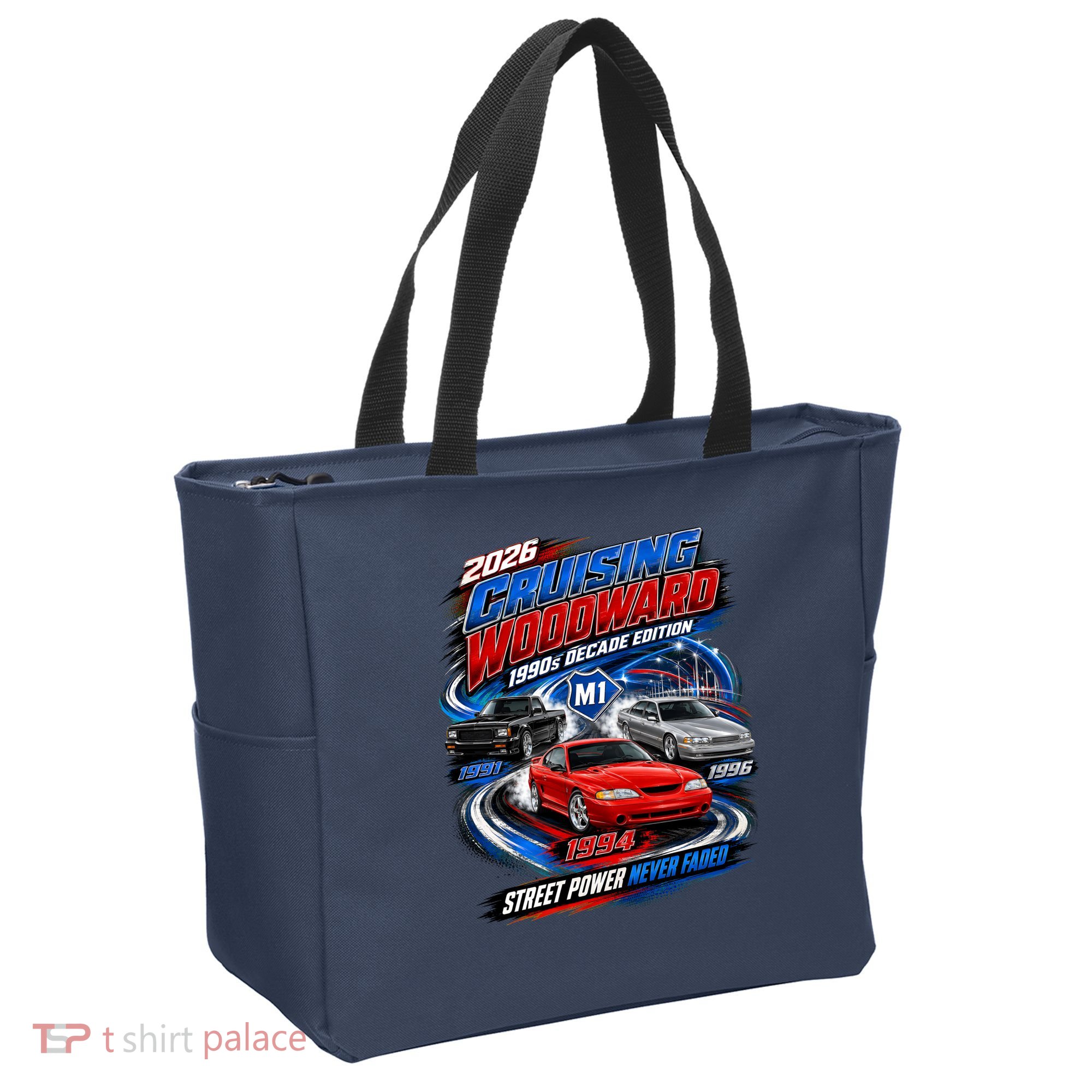2026 Cruising Woodward - 1990s Decade Edition Tote Bag