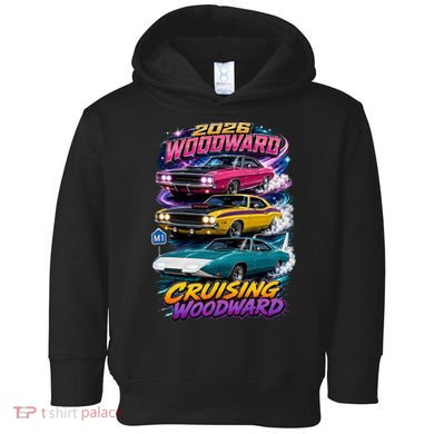 2026 Cruising Woodward Muscle Legends M1 Toddler Hoodie