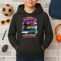 2026 Cruising Woodward Muscle Legends M1 Kids Hoodie thumb 2