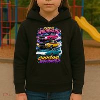 2026 Cruising Woodward Muscle Legends M1 Kids Hoodie thumb 3