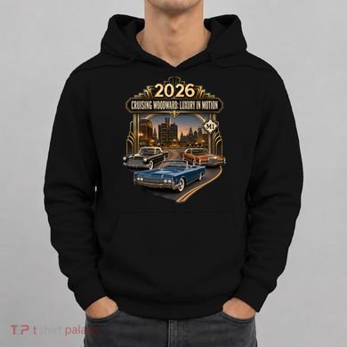 2026 Cruising Woodward Ave M1 Luxury In Motion Car Event Hoodie