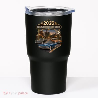 2026 Cruising Woodward Ave M1 Luxury In Motion Car Event Tumbler