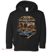2026 Cruising Woodward Ave M1 Luxury In Motion Car Event Toddler Hoodie thumb 0