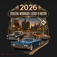 2026 Cruising Woodward Ave M1 Luxury In Motion Car Event Toddler Hoodie thumb 2