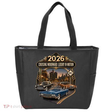 2026 Cruising Woodward Ave M1 Luxury In Motion Car Event Tote Bag