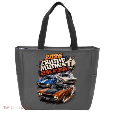2026 Cruising Woodward Rebel By Design Classics M1 Tote Bag