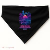 2025 Cruising Woodward Neon Vibes USA-Made Doggie Bandana thumb 0