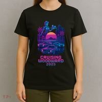2025 Cruising Woodward Neon Vibes T-Shirt thumb 4