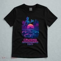 2025 Cruising Woodward Neon Vibes T-Shirt thumb 5
