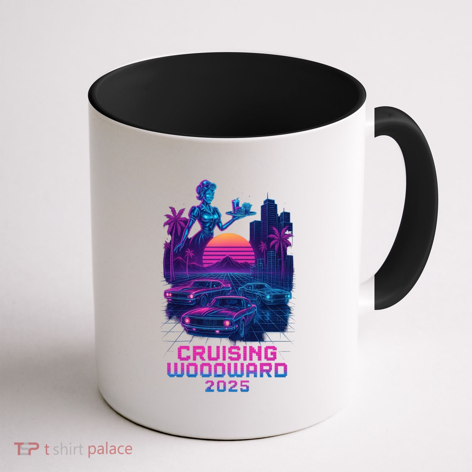 2025 Cruising Woodward Neon Vibes Coffee Mug
