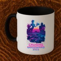 2025 Cruising Woodward Neon Vibes Coffee Mug thumb 2