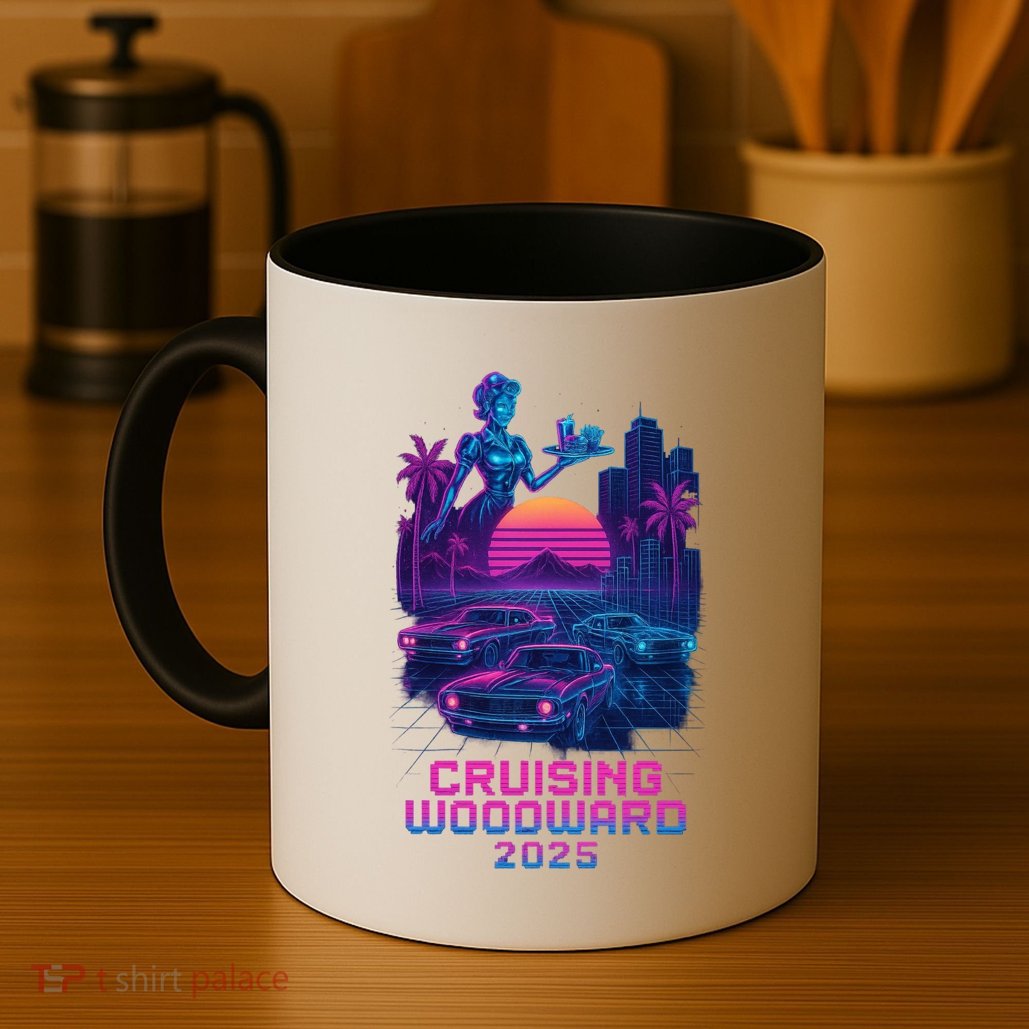 2025 Cruising Woodward Neon Vibes Coffee Mug