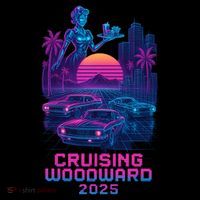 2025 Cruising Woodward Neon Vibes Coffee Mug thumb 5