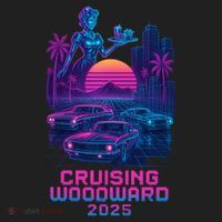 2025 Cruising Woodward Neon Vibes Tumbler thumb 3