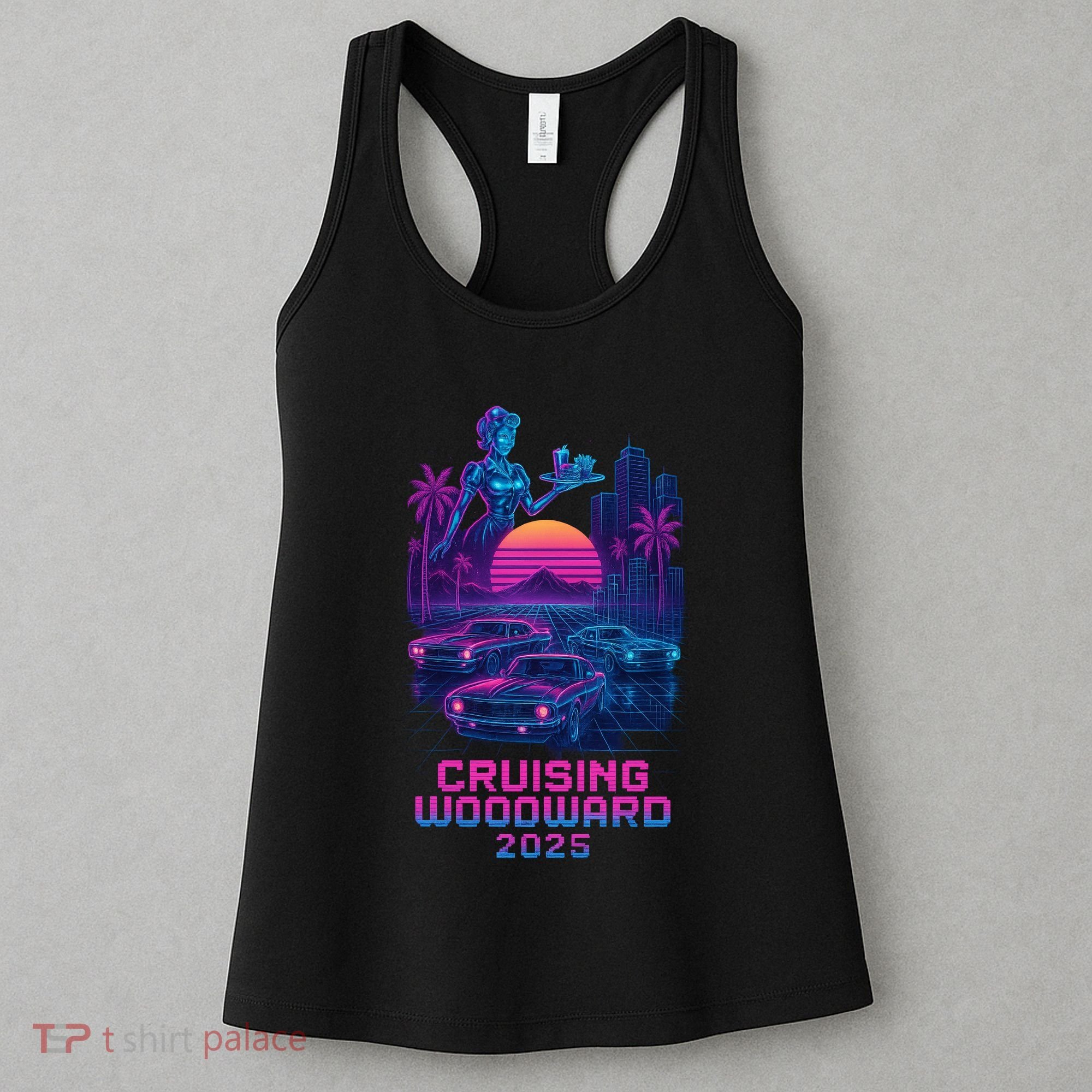 2025 Cruising Woodward Neon Vibes Women's Tank Top