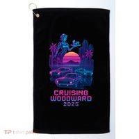 2025 Cruising Woodward Neon Vibes Golf Towel thumb 0