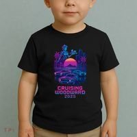 2025 Cruising Woodward Neon Vibes Toddler T-Shirt thumb 2