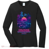 2025 Cruising Woodward Neon Vibes Women's Long Sleeve Shirt thumb 0