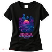 2025 Cruising Woodward Neon Vibes Women's T-Shirt thumb 0