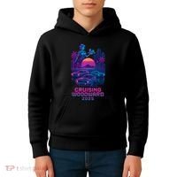 2025 Cruising Woodward Neon Vibes Kids Hoodie thumb 4