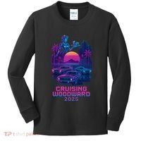 2025 Cruising Woodward Neon Vibes Kids Long Sleeve Shirt thumb 0
