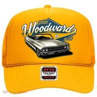 2026 Crusin' Woodward M1 Car Cruise Chrome Classic Hat thumb 0
