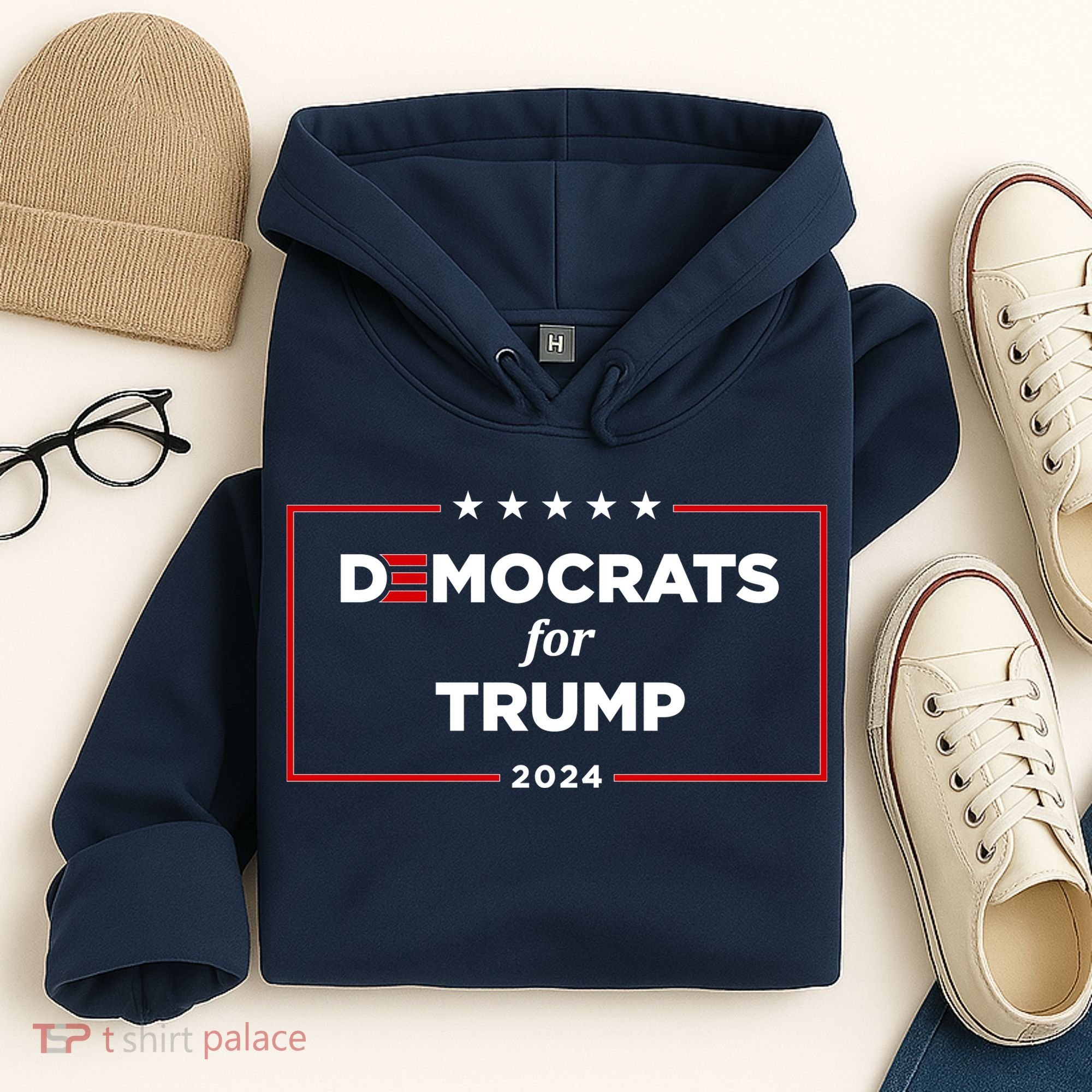2024 Democrats For Trump Hoodie