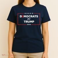 2024 Democrats For Trump T-Shirt thumb 4